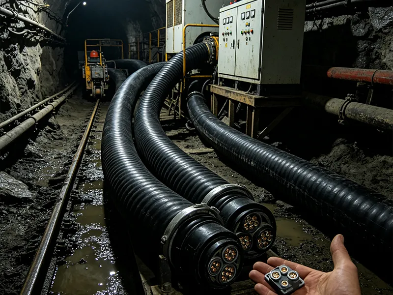 Heavy-duty mijnbouwkabels zorgen voor veiligheid en stabiliteit voor intelligente mijnbouw- en ondergrondse engineeringactiviteiten