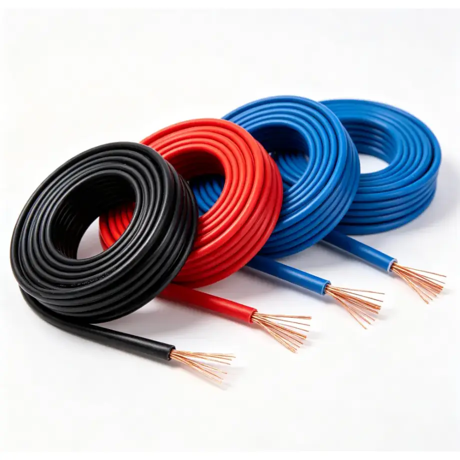 Koper PVC flexibele draad